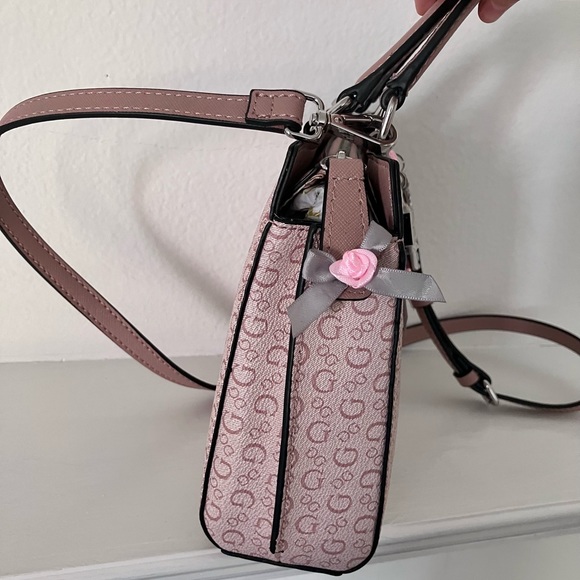 Guess Coquette Monogram Mini Crossbody Bag - Picture 4 of 6